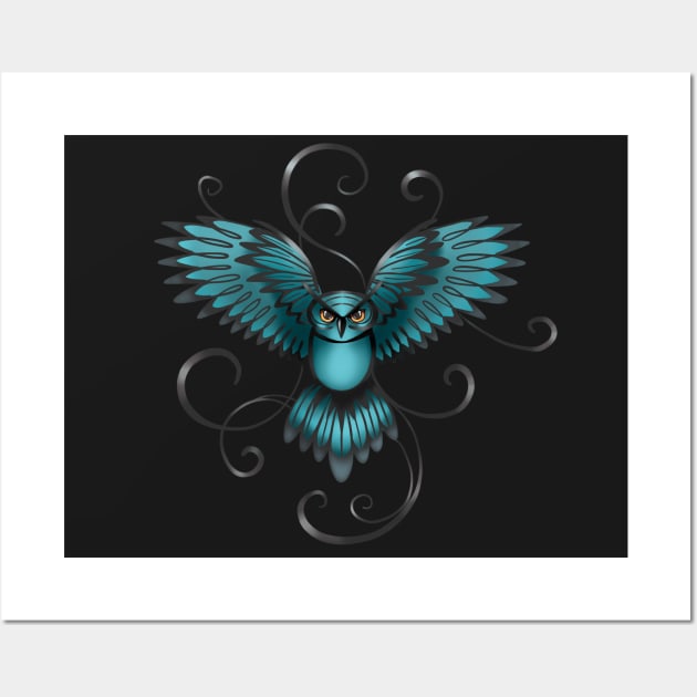 The Great Night Owl Wall Art by LittleBunnySunshine